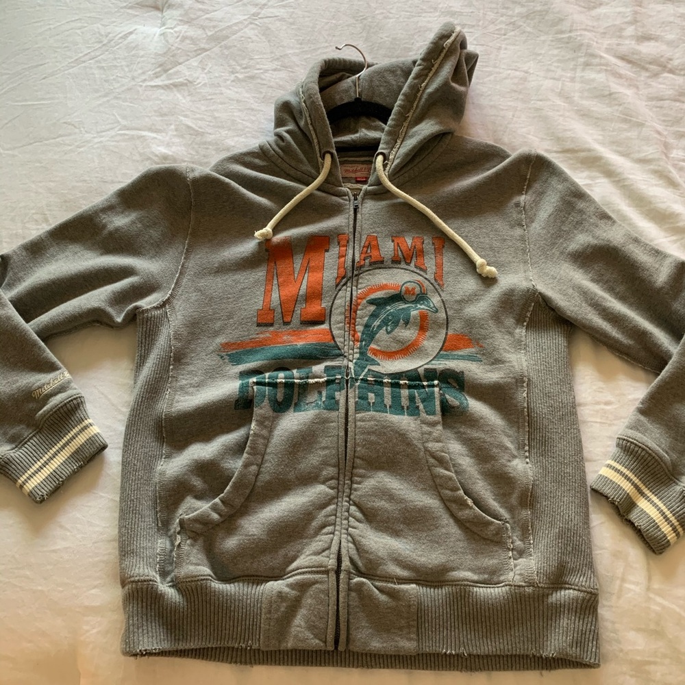 Mitchell & Ness Miami Dolphins Jacket